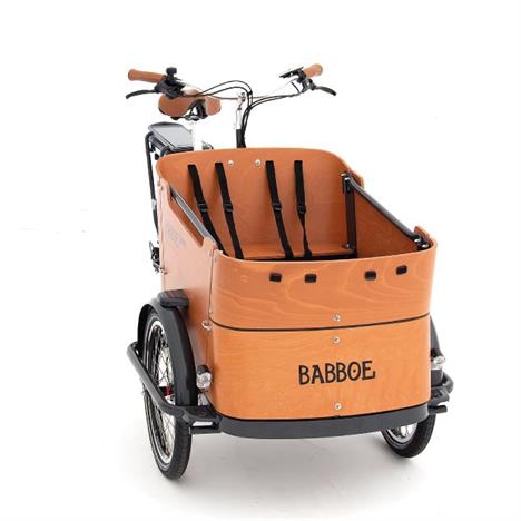 Babboe E-Curve el ladcykel - inklusive ABUS ringlås