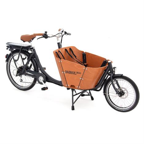 Babboe E-Mini el ladcykel - slanke linjer, men med plads til det hele 