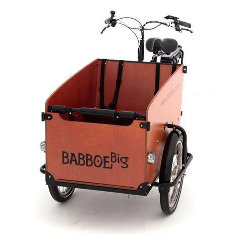 Ladcykel med el - Babboe e-Big - inklusive lys og lygter 