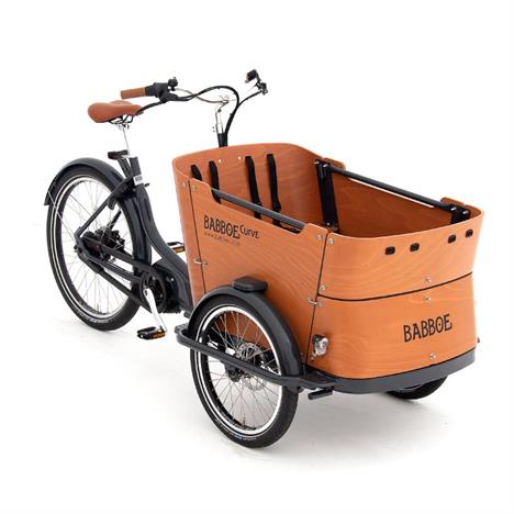 El ladcykel Curve Mountain Babboe med "walk assist" 