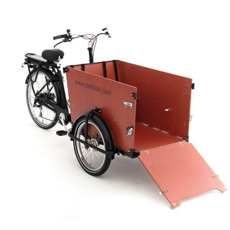El ladcykel til hund - Babboe E-Dog - med smart låge