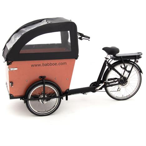 El ladcykel til hund - Babboe E-Dog - praktisk kaleche til hunde