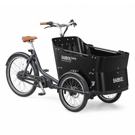 Babboe Curve el ladcykel - Piano Black