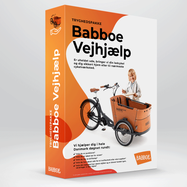 Babboe Vejhjælp - 1 år til ladcykel