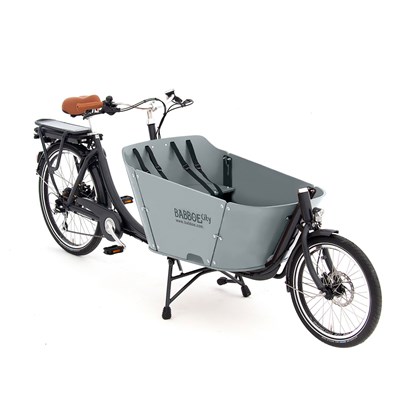 Babboe E-City el ladcykel - grå