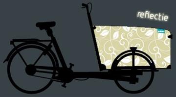 refleks ladcykel flower beige
