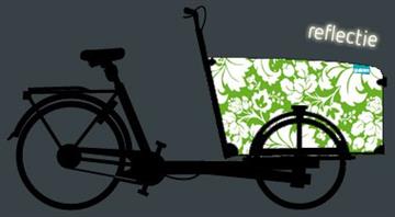 refleks ladcykel flower green