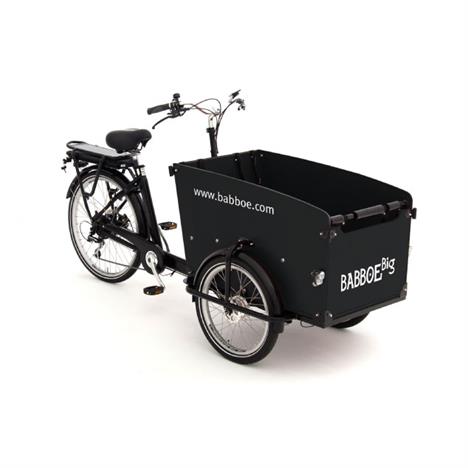 Ladcykel med el - Babboe e-Big sort - 