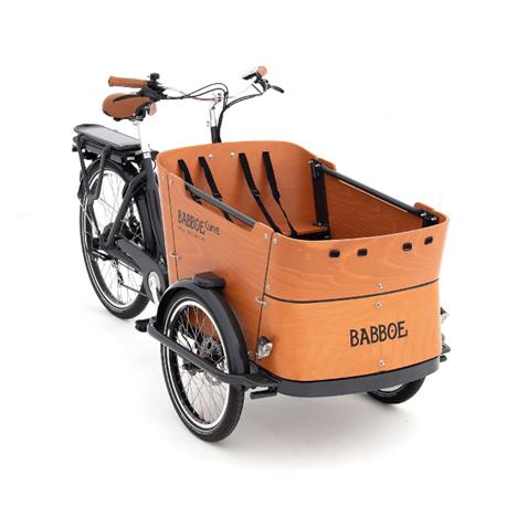 Babboe E-Curve el ladcykel - med indbygget for- og baglygter 