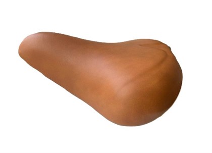 Brun sadel til E-Curve / E-GO / E-Flow / E-Carve  - Ny udgave